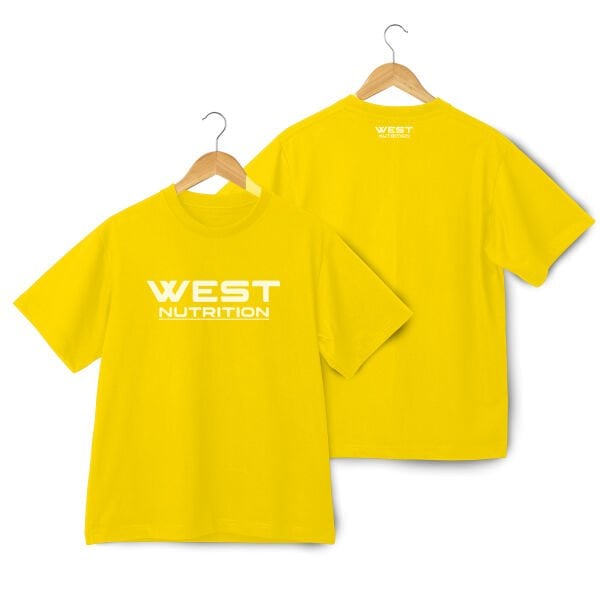 West Nutrition Logo Baskılı T-Shirt Oversize