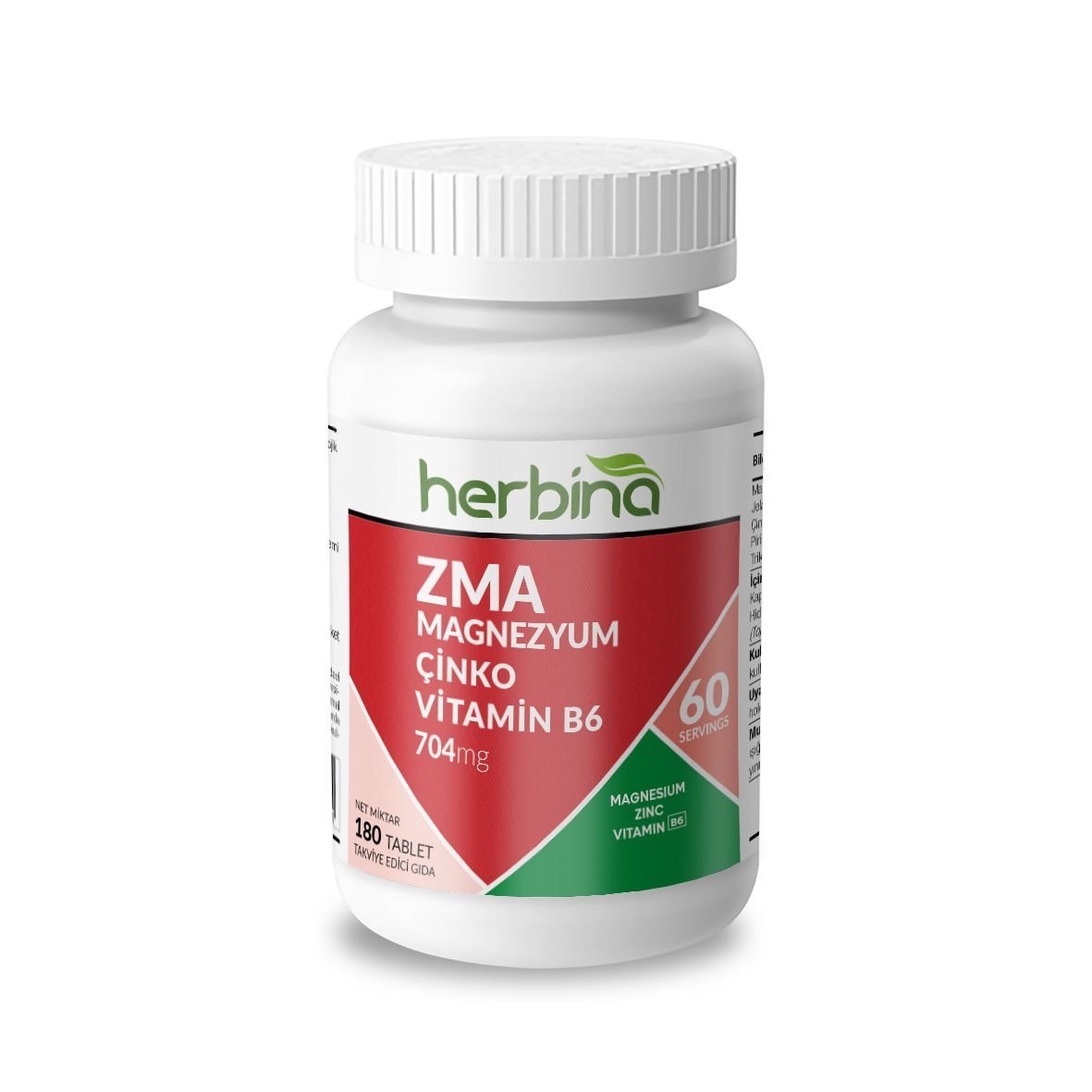 ZMA 180 Kapsül Magnezyum Çinko Vitamin B6