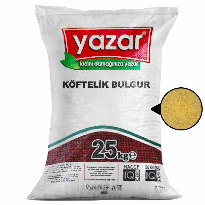 Yazar Bakliyat Köftelik Bulgur 25 Kg