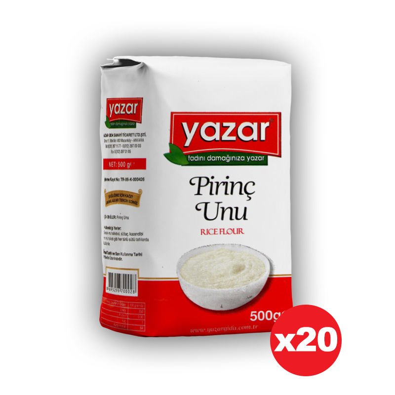 Yazar Pirinç Unu 500 Gr x 20 Paket