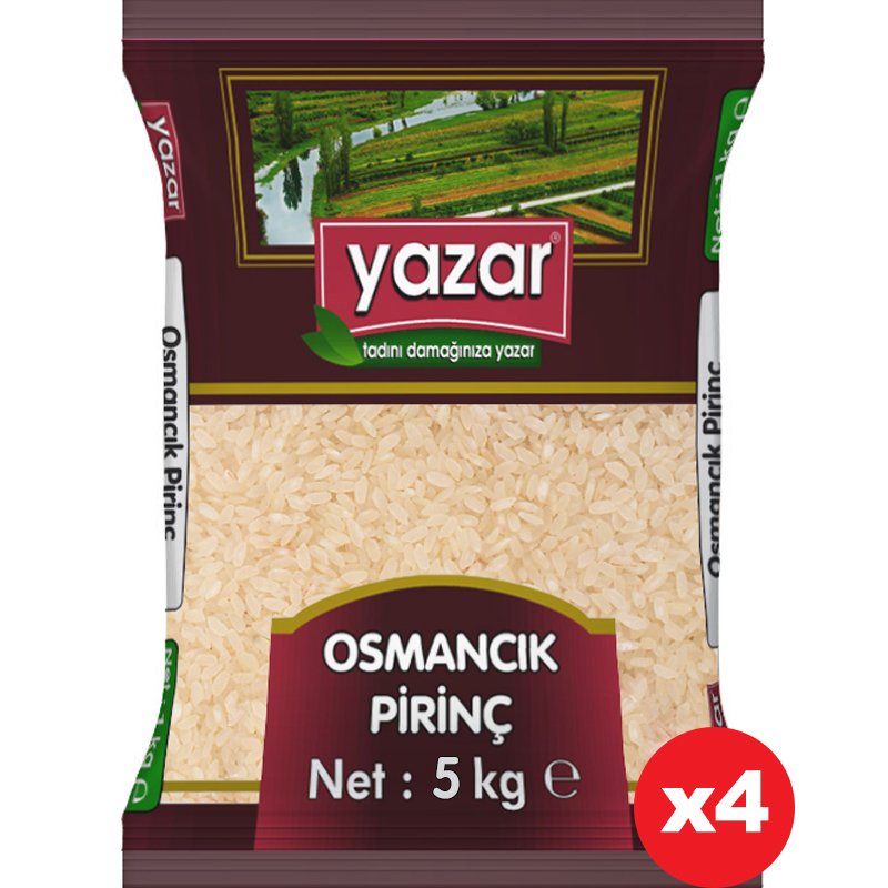 Yazar Osmancık Pirinç 5 Kg x 4 Paket