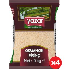 Yazar Osmancık Pirinç 5 Kg x 4 Paket