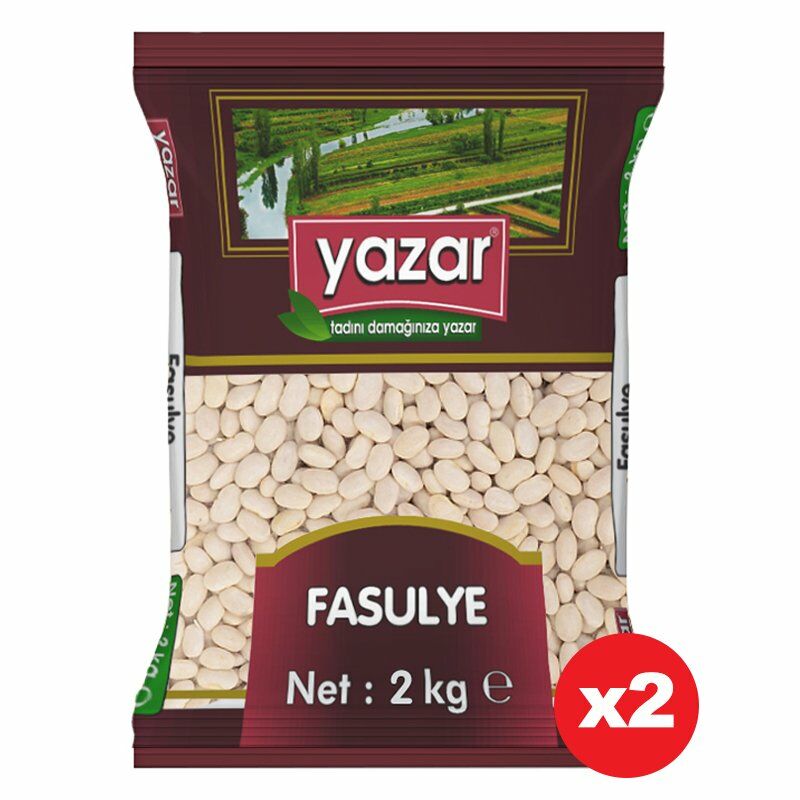 Yazar Kuru Fasulye 2 Kg x 2 Paket