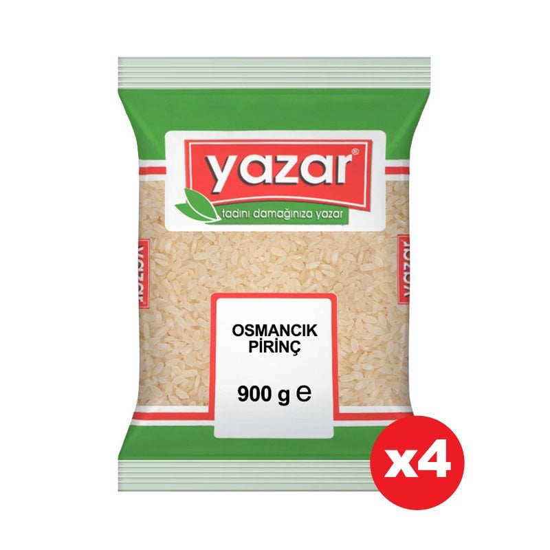 Yazar Osmancık Pirinç 900 Gr x 4 Paket