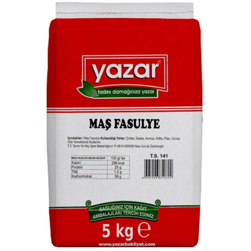 Yazar Maş Fasulye 5 Kg