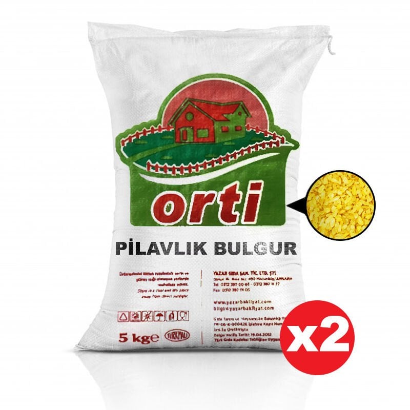 Orti Pilavlık Bulgur 5 Kg x 2 Adet