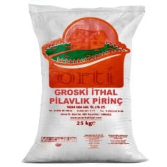 Orti Ucuz Groski İthal Pilavlık Pirinç 25 Kg.