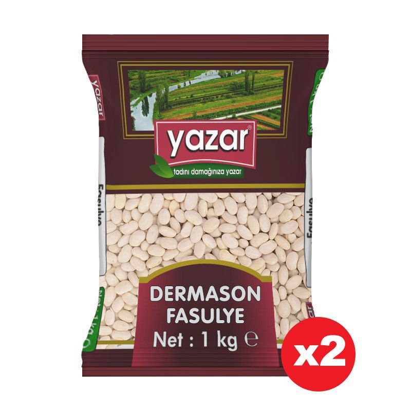 Yazar Dermason Fasulye 1Kg x 2 Paket