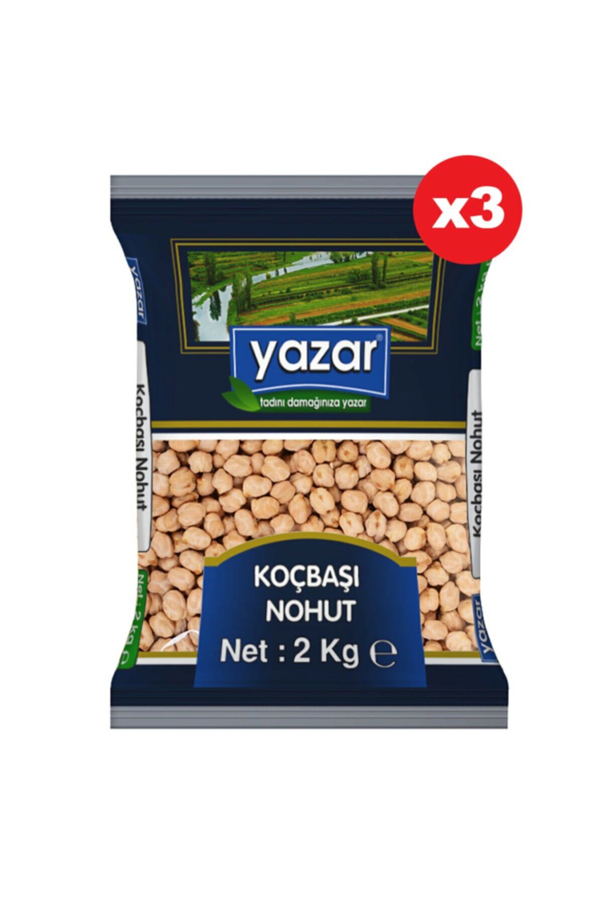 Yazar Koçbaşı Nohut 2 Kg. x 3 Paket