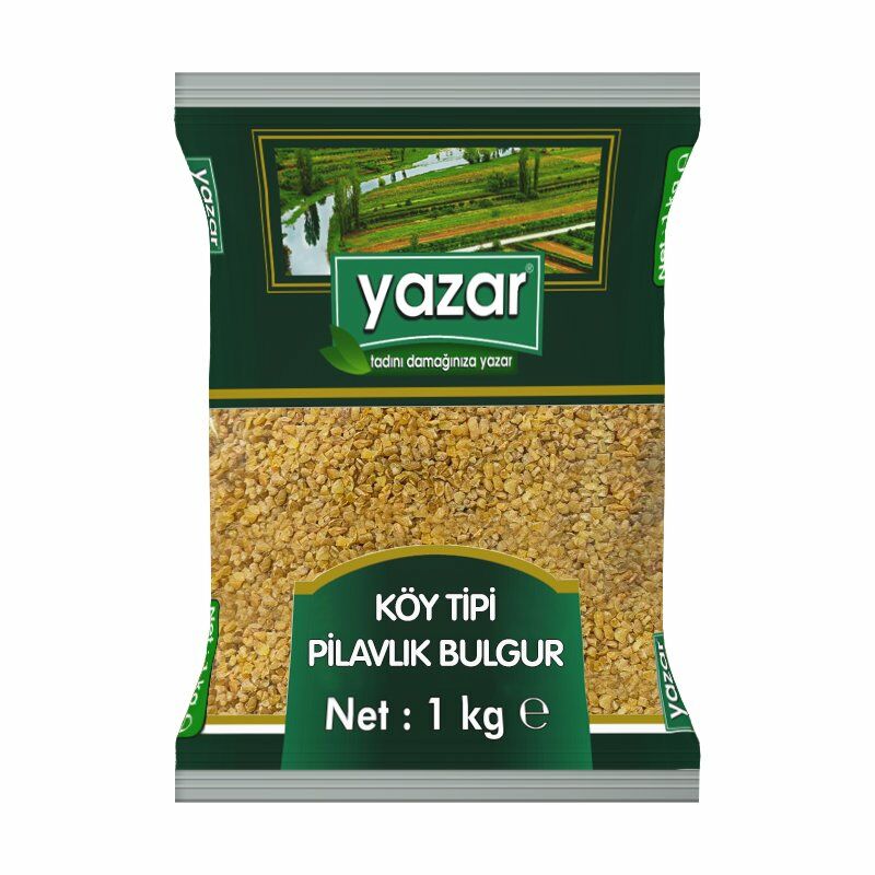 Yazar Köy Tipi Pilavlık Bulgur  1 Kg x 2 Paket