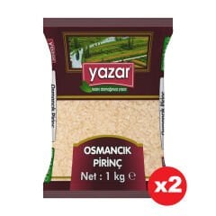 Yazar Osmancık Pirinç 1 Kg x 2 Paket