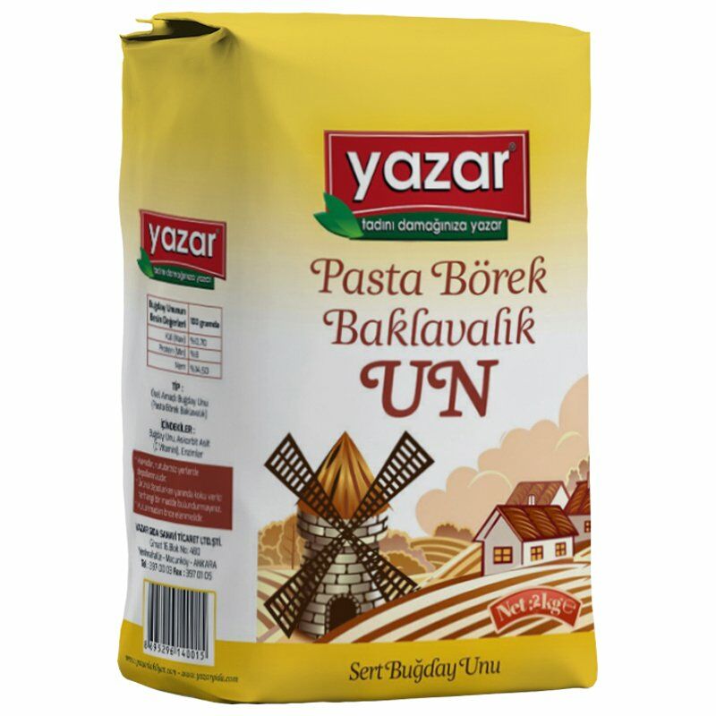 Yazar Pastalık Böreklik Baklavalık Çok Amaçlı Un 2 Kg