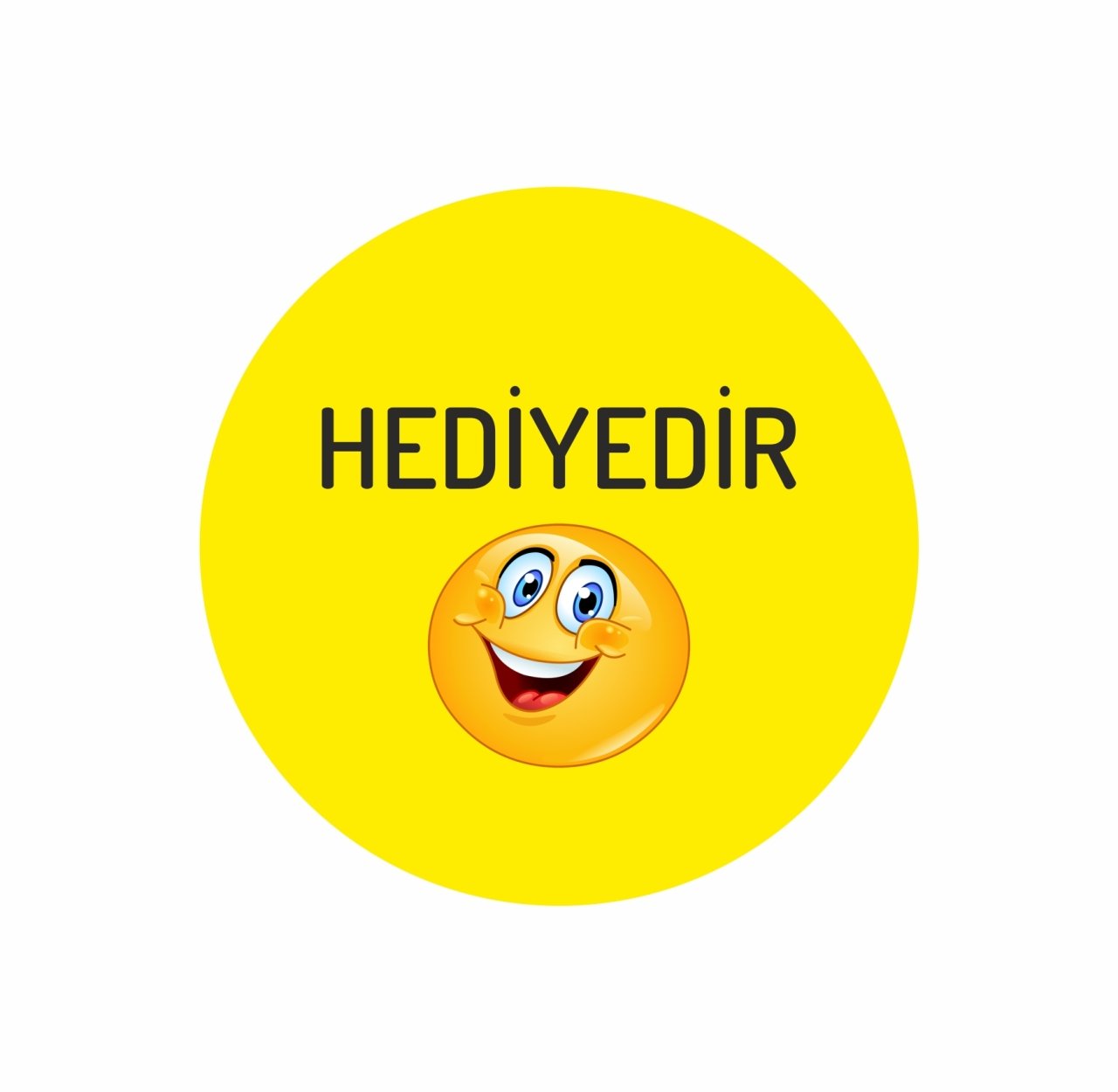 Hediyedir Etiketi 1 Paket 1000 Adet