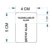 Beyaz 14B Kablo Etiketi (4x5cm) 1 Paket 1000 Kablo Etiketler Lazer Yazıya Uygundur Koyu Renk Kablolar İçin Uygundur Koyu Renk Kablolar için Uygundur.