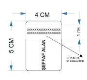 Beyaz 14B Kablo Etiketi (4x5cm) 1 Paket 1000 Kablo Etiketler Lazer Yazıya Uygundur Koyu Renk Kablolar İçin Uygundur Koyu Renk Kablolar için Uygundur.