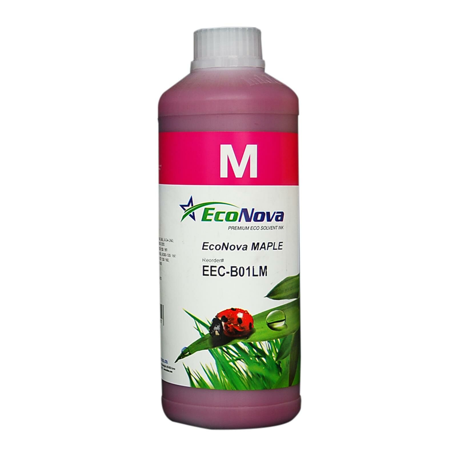 InkTec EcoNova Eco Solvent Mürekkep Kırmızı EEC-B01LM - 1 Litre
