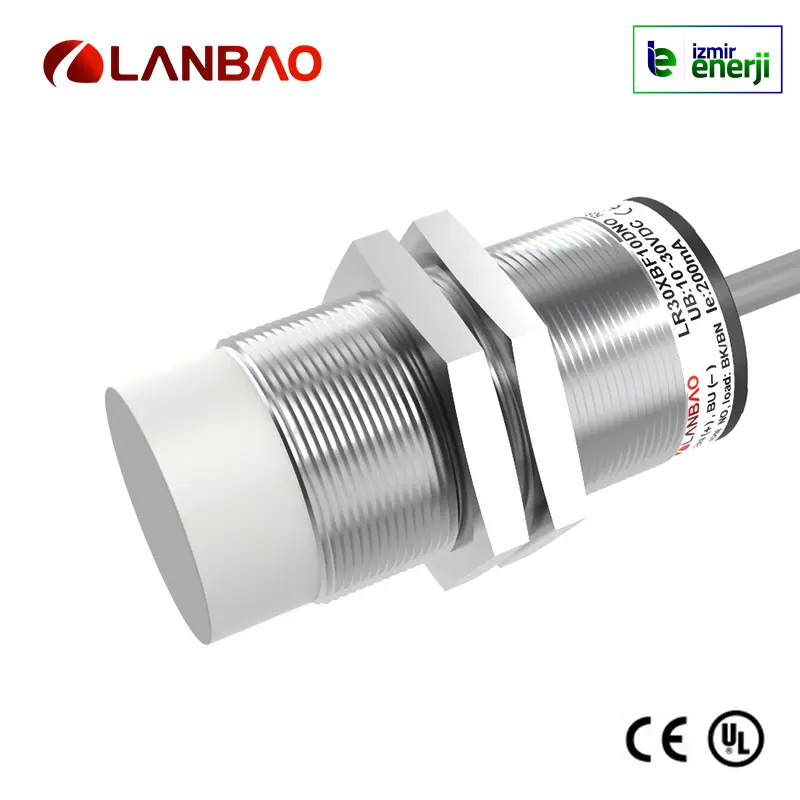 M30 Endüktif sensör 15mm Algılama, ÇIKIK Kafa, NPN, NC, 10-30V DC 2mt Kablolu