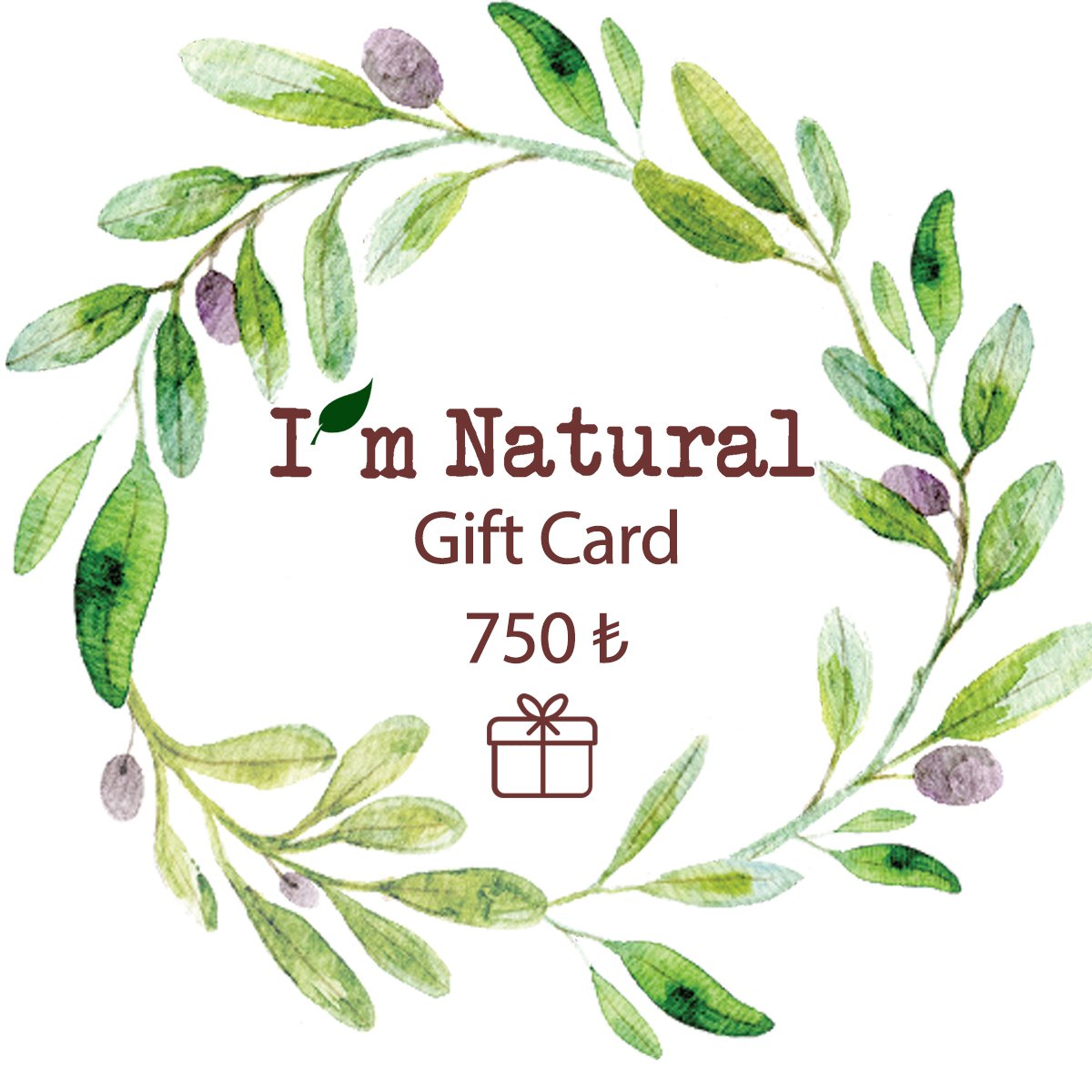 NATURAL GIFT CARD 750 TL