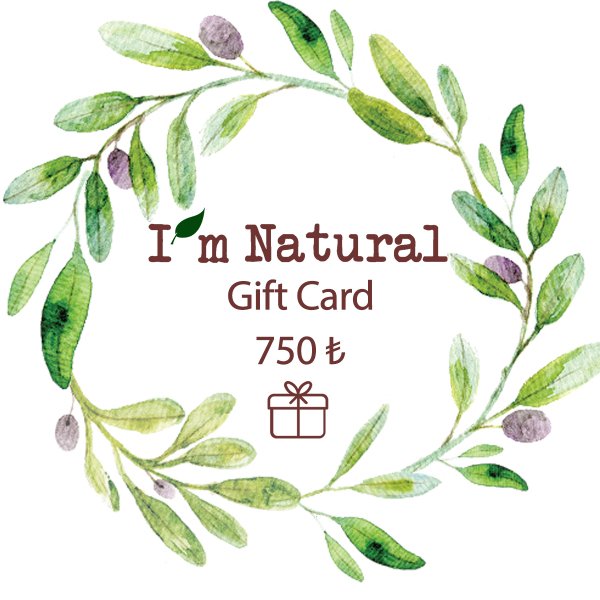 NATURAL GIFT CARD 750 TL