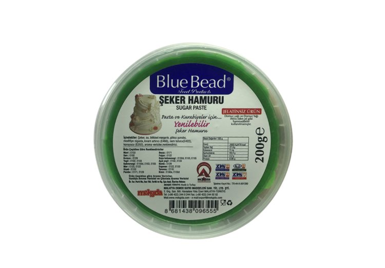 Blue Bead Şeker Hamuru Yeşil 200 gr