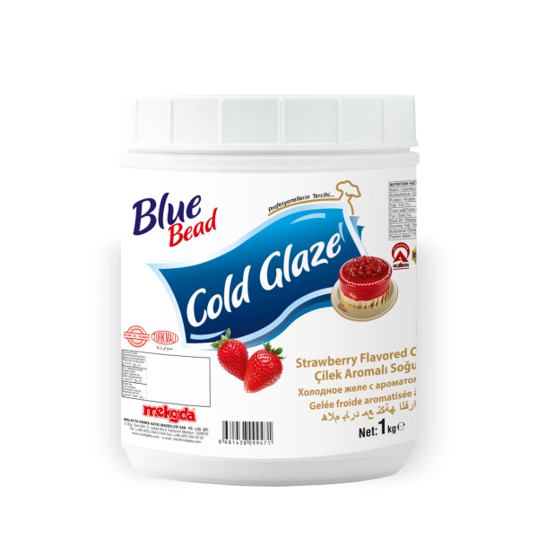Blue Bead Soğuk Pasta Jölesi Çilekli 1 KG
