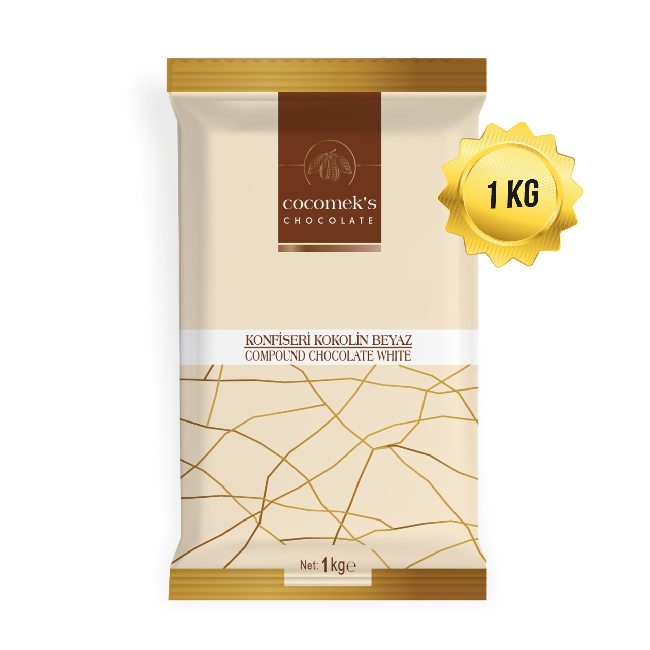 Cocomeks Konfiseri Çikolata Beyaz 1 KG