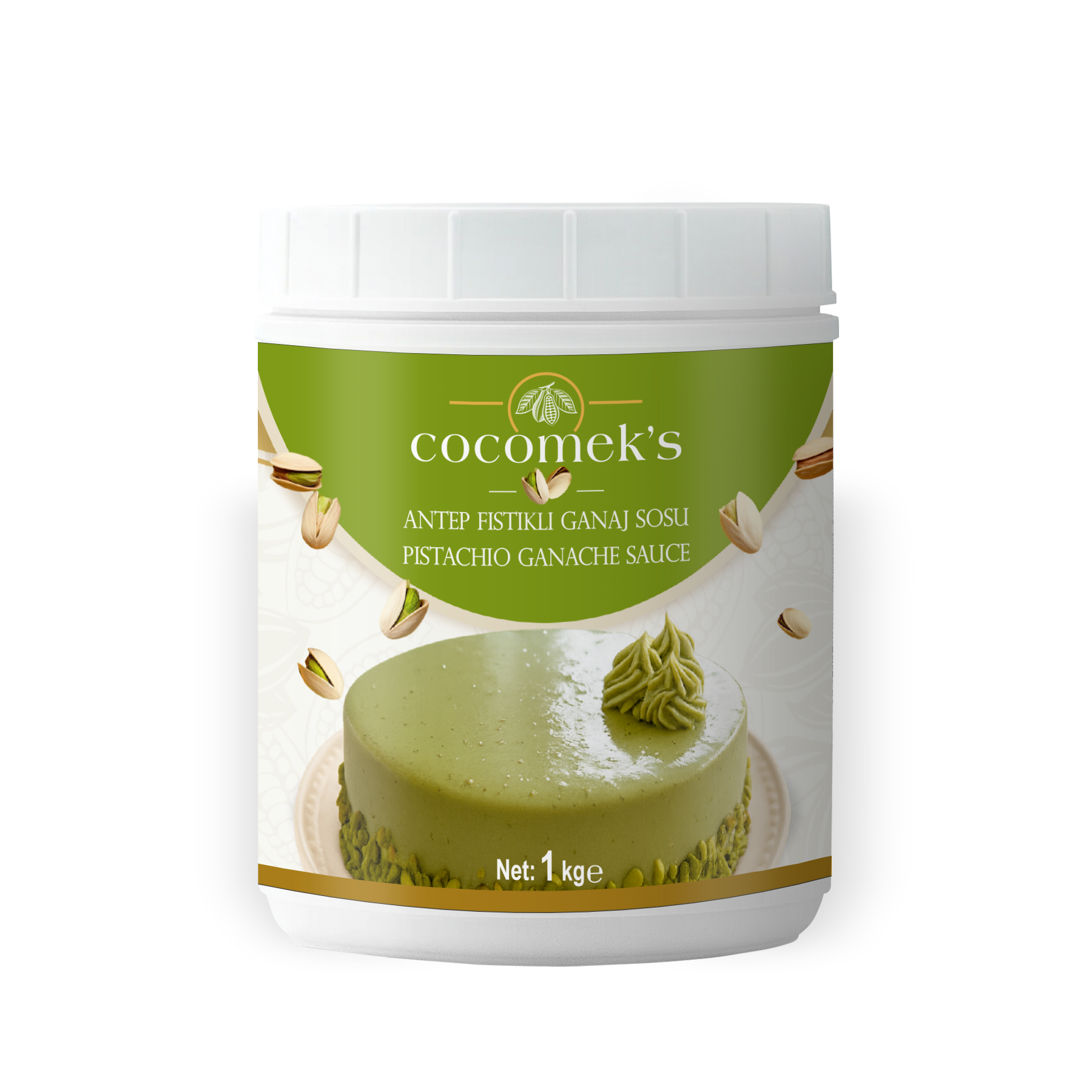 Cocomeks Antep Fıstıklı Ganaj Sos 1 KG