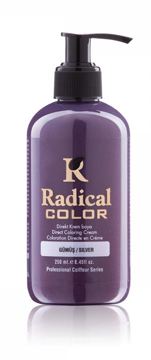 Radical Color Su Bazlı Saç Boyası Gümüş 250 ml