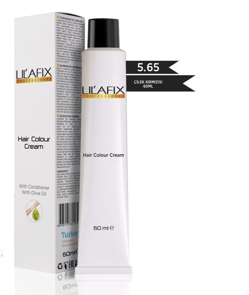 Lilafix Krem Tüp Saç Boyası 5.65 Çilek Kırmızısı 60 ml