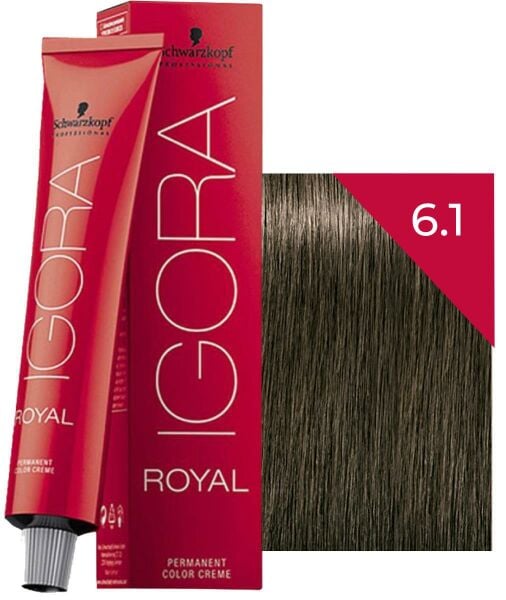 Schwarzkopf Igora Royal Saç Boyası 6.1 Küllü Koyu Kumral 60 ml