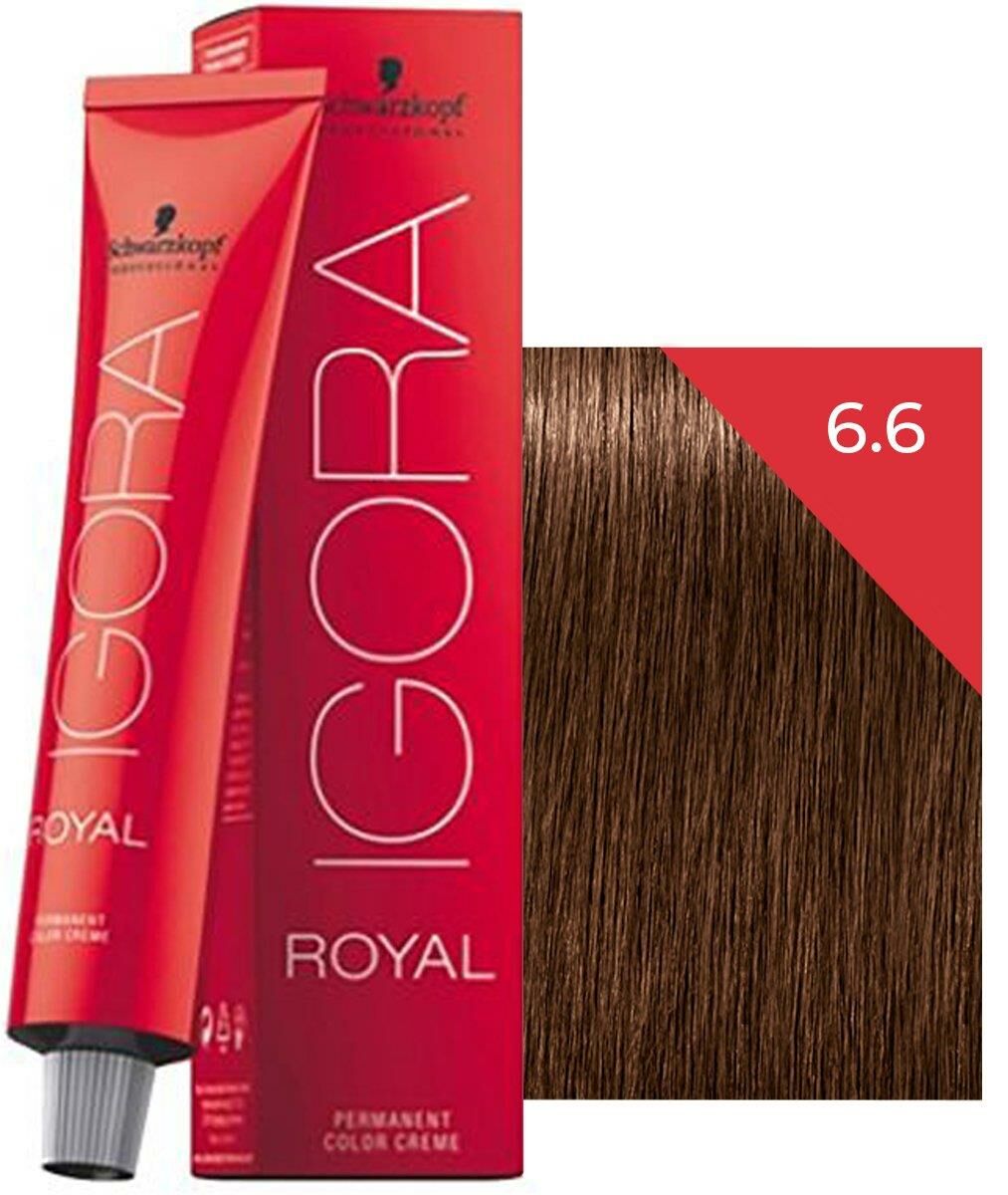Schwarzkopf Igora Royal Saç Boyası 6.6 Koyu Kumral Kestane 60 ml