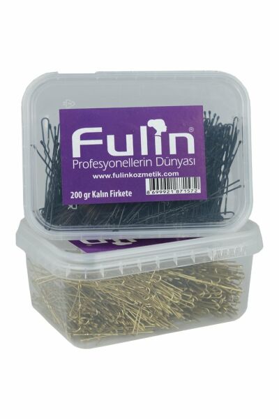 Fulin Kalın Firkete Siyah Sarı 200 gr