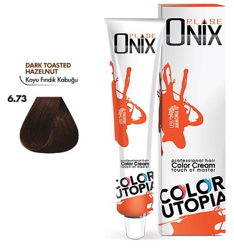 Morfose Onix Tüp Saç Boyası 6.73 Koyu Fındık Kabuğu 60 ml