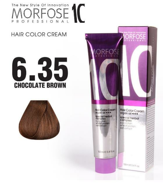 Morfose 10 Saç Boyası 6.35 Çikolata Kahve 100 ml