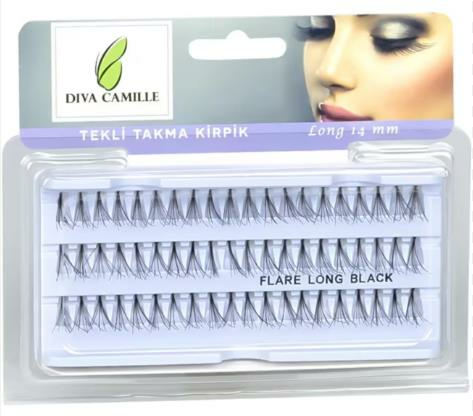 Diva Camille Tekli Takma Kirpik Long 14 mm