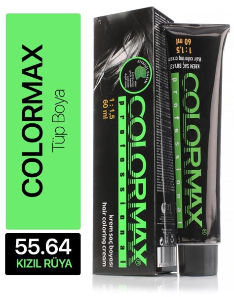 Colormax Tüp Saç Boyası 55.64 Kızıl Rüya 60 ml