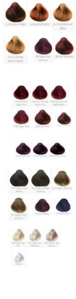 Colormax Tüp Saç Boyası 6.66 Koyu Kumral Yoğun Kızıl 60 ml