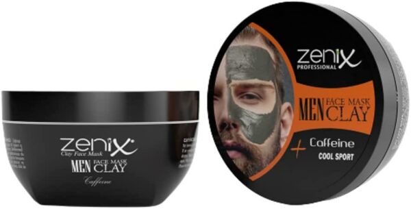 Zenix Men Clay Face Mask Caffeine Kafeinli Kil Maskesi 350 gr