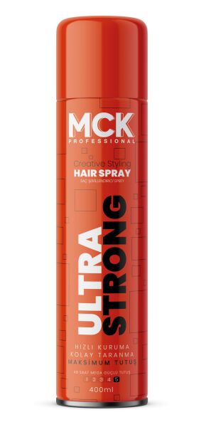 Mck Ultra Güçlü Sertleştirici Saç Spreyi Turuncu 400 ml