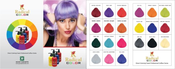 Radical Color Su Bazlı Saç Boyası Şeker Pembesi 250 ml