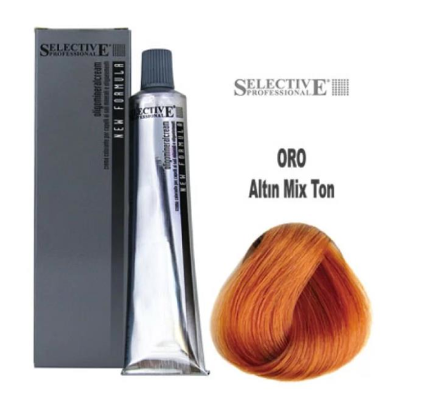 Selective Professional Tüp Saç Boyası Oro Altın Mix 60 ml