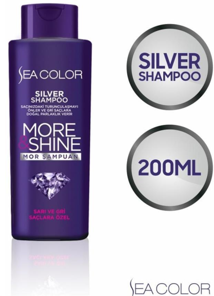 Sea Color Silver Şampuan Mor 200 ml