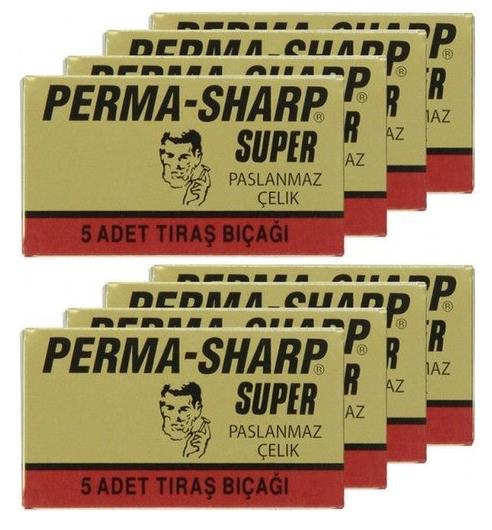 Perma Sharp Kaset 5'li Jilet 20'li Paket