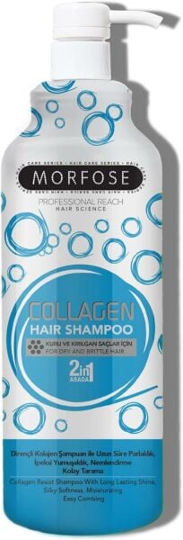 Morfose Collagen Şampuan Mavi 1000 ml