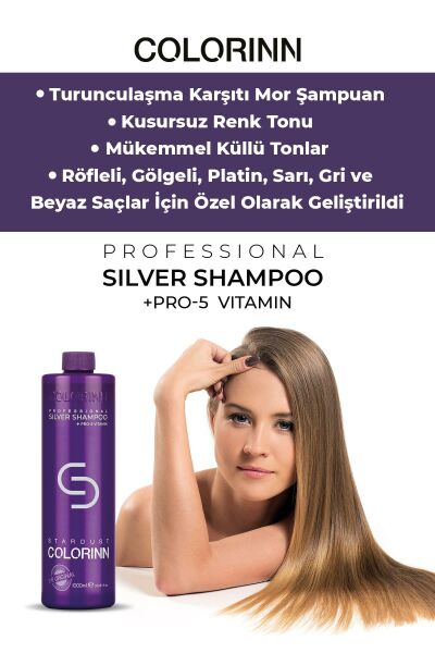 Colorinn Silver Şampuan 1000 ml