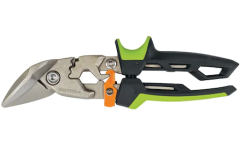 Fiskars 1027210 PowerGear Metal Levha Makası-Offset Sağ Kesim