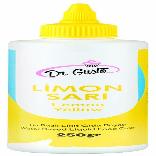 DR GUSTO 250 ML LİKİT BOYA LİMON SARI