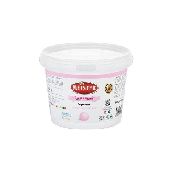 MEİSTER ŞEKER HAMURU KAP.DEKOR 1 KG BEBE PEMBE