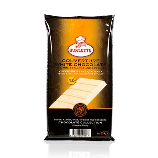 050-543 OVALETTE KUVERTÜR BEYAZ % 35 LİK 2,5 KG