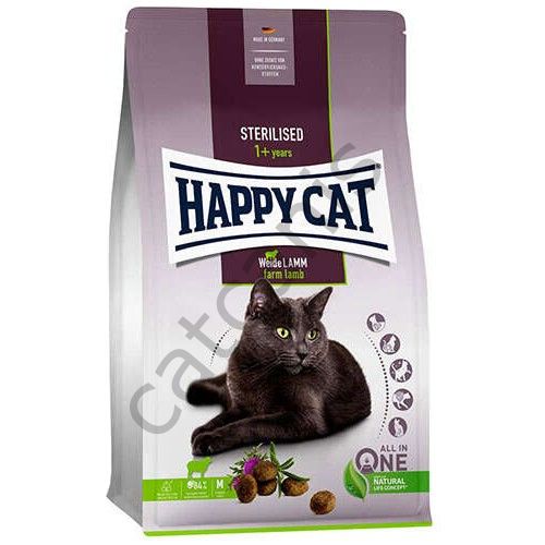Happy Cat Sterilised Kuzu Etli 10 kg Kısırlaştırılmış Yetişkin Kedi Maması